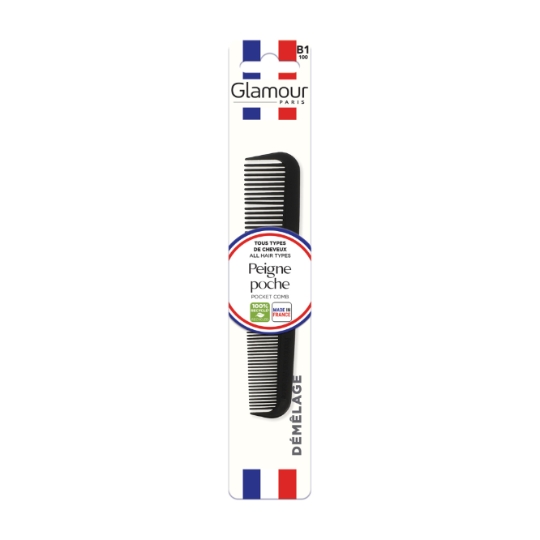 Peigne à Cheveux de Poche pour Tous Types de Cheveux GLAMOUR PARIS