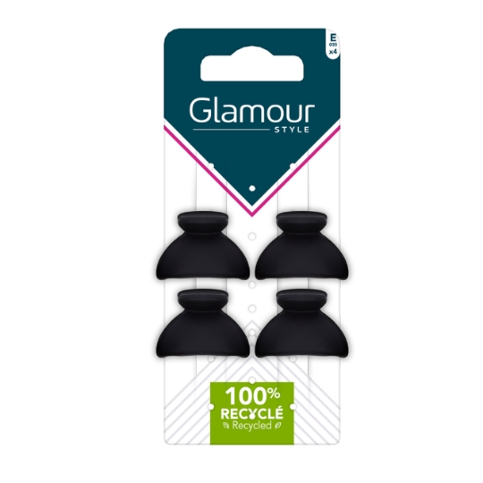 Pinces à Cheveux Noir GLAMOUR STYLE