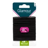 Elastiques à Cheveux Fin Noir GLAMOUR STYLE