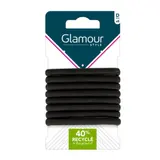 Elastiques à Cheveux Epais Noir GLAMOUR STYLE