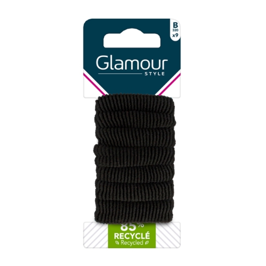 Chouchou à Cheveux en Mousse Noir GLAMOUR STYLE