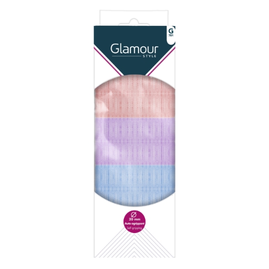 Bigoudis Velcro Diamètre 20 mm Auto-Agrippant GLAMOUR STYLE