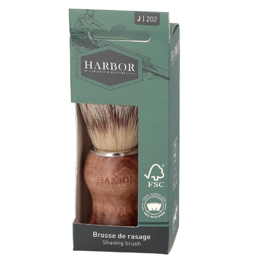 Brosse de Rasage 100% Poil de Sanglier HARBOR