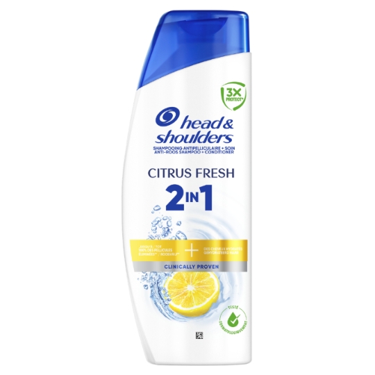 Shampoing Antipelliculaire 2en1 Citrus Fresh HEAD & SHOULDERS