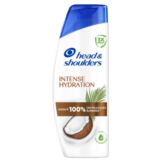 Shampoing Antipelliculaire pour Cheveux secs Noix de Coco Intense Hydratation HEAD & SHOULDERS