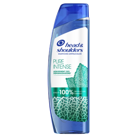 Shampooing Antipelliculaire Pure Intense Apaisement des Démangeaisons HEAD & SHOULDERS