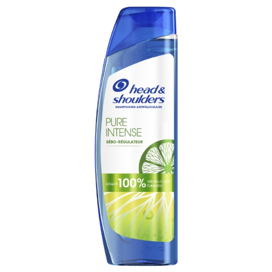 Shampoing Antipelliculaire Pure Intense Sébo Régulateur HEAD & SHOULDERS