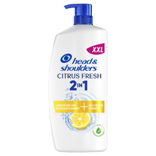 Shampoing Antipelliculaire 2en1 Citrus Fresh HEAD & SHOULDERS