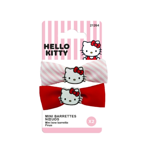 Mini Barrettes Noeuds HELLO KITTY