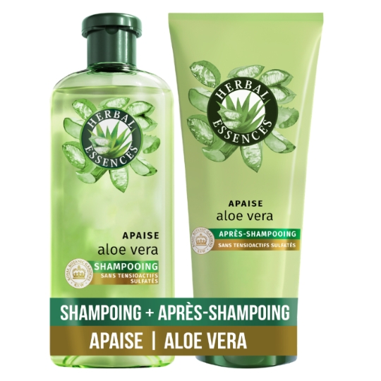 Shampoing Apaisant pour Cheveux secs Aloe Vera HERBAL ESSENCES
