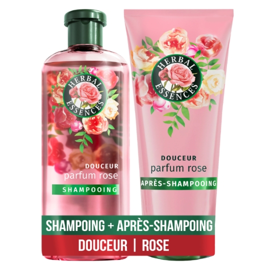 Après-Shampoing Douceur Parfum de rose Vegan HERBAL ESSENCES