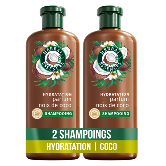 Shampoing Hydratant pour Cheveux normaux Noix de coco HERBAL ESSENCES