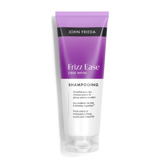 Shampoing pour Cheveux Normaux à Epais Sujets aux Frisottis à la Kératine Frizz Ease Lisse Infini JOHN FRIEDA