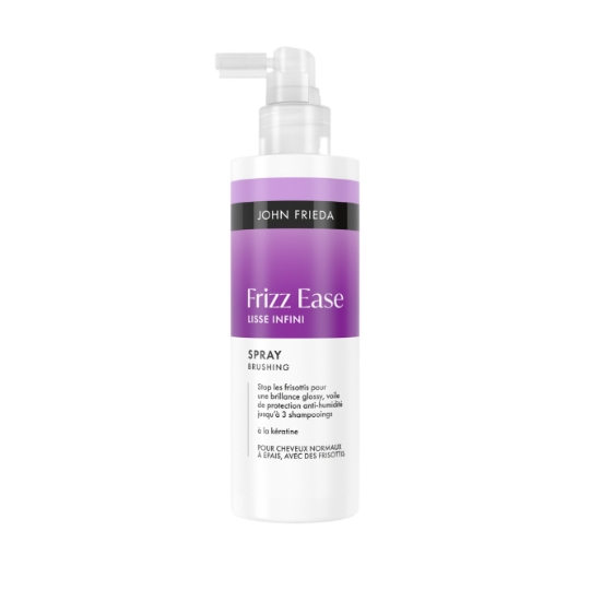 Spray Cheveux Brushing Infini pour Cheveux Normaux à Epais avec des Frisottis à la Kératine Frizz Liss JOHN FRIEDA