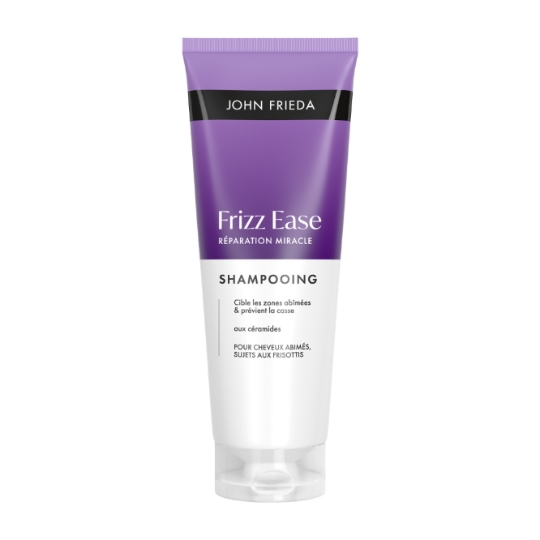 Shampoing Réparation Miracle pour Cheveux Abîmés Sujets aux Frisottis Frizz Ease JOHN FRIEDA