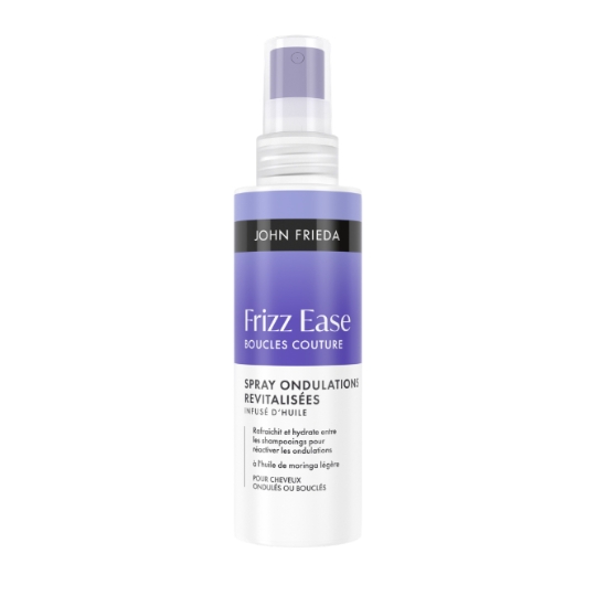 Spray Capillaire Ondulations Revitalisées Infusé d'Huile pour Cheveux Ondulés ou Bouclés Frizz Ease Boucles Couture JOHN FRIEDA