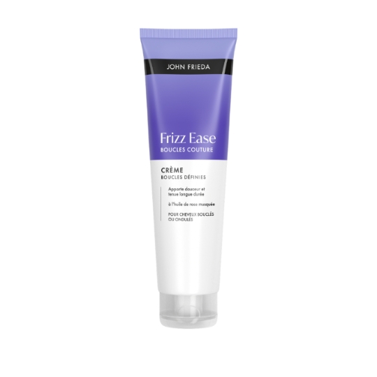 Crème Boucles Définies Cheveux Bouclés ou Ondulés à l'Huile de Rose Frizz Ease JOHN FRIEDA
