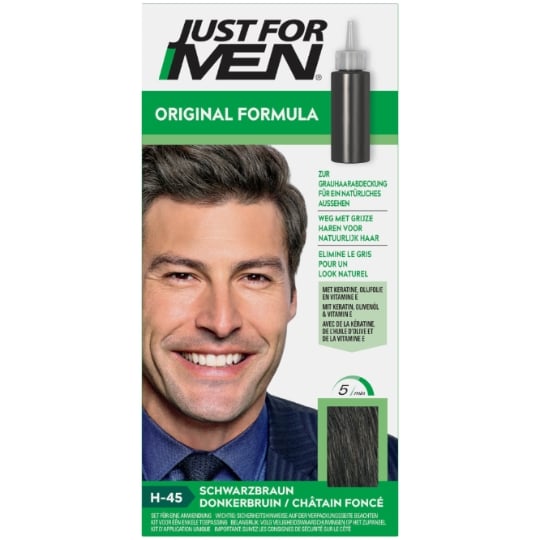 Coloration pour cheveux - homme Châtain foncé JUST FOR MEN