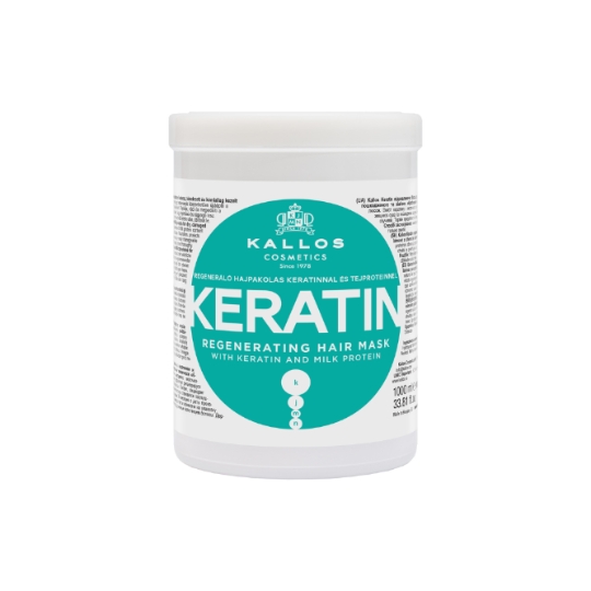Masque Cheveux Régénérant à la Kératine et aux Protéines de Lait KALLOS