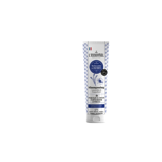 Shampooing à l'Huile Essentielle de Lavandin Bio et Coquelicot pour Cheveux Normaux à Tendance Grasse L'ESSENTIEL FAMILLE FILY