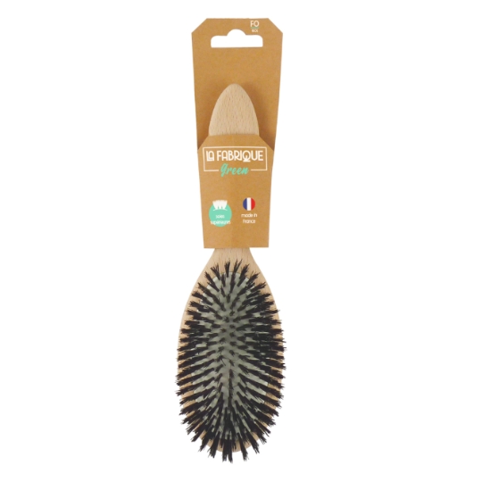 Brosse à Cheveux Pneumatique en Bois LA FABRIQUE GREEN