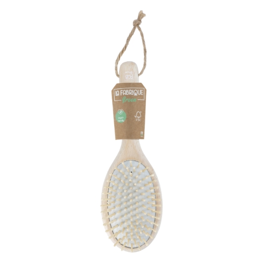 Brosse à Cheveux Pneumatique en Bois 100% Naturelle LA FABRIQUE GREEN