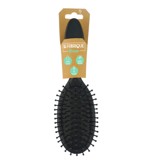 Brosse à Cheveux Pneumatique Ovale en Bois LA FABRIQUE GREEN