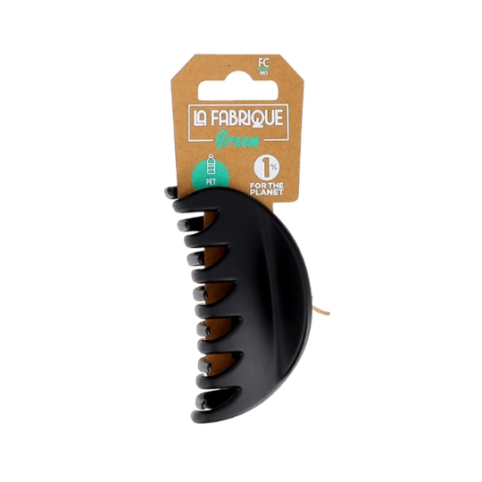 Pince à Cheveux Plastique Recyclé Noir LA FABRIQUE GREEN