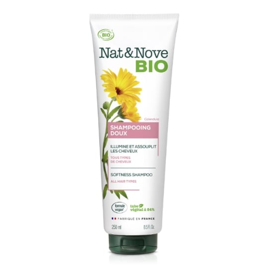 Shampoing Doux pour Tous types de cheveux Calendula Bio NAT&NOVE BIO
