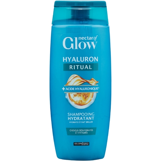 Shampooing hydratant à l'acide hyaluronique pour cheveux déshydratés NECTAR OF GLOW