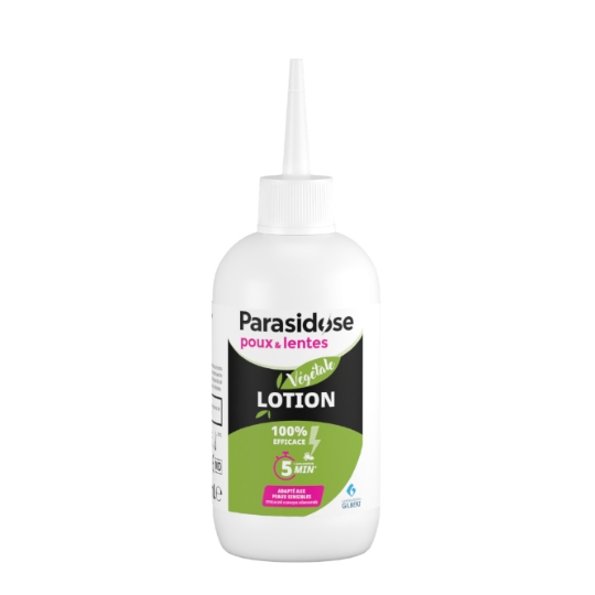 Lotion Végétale Anti-Poux Et Lentes Pour Peaux Sensibles Dès 6 Mois PARASIDOSE