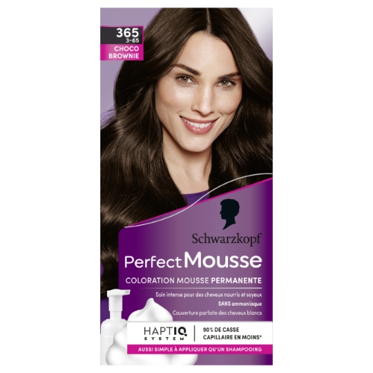 Coloration Permanente 365 Choco Brownie Sans Ammoniaque Mousse Perfect Mousse PERFECT MOUSSE