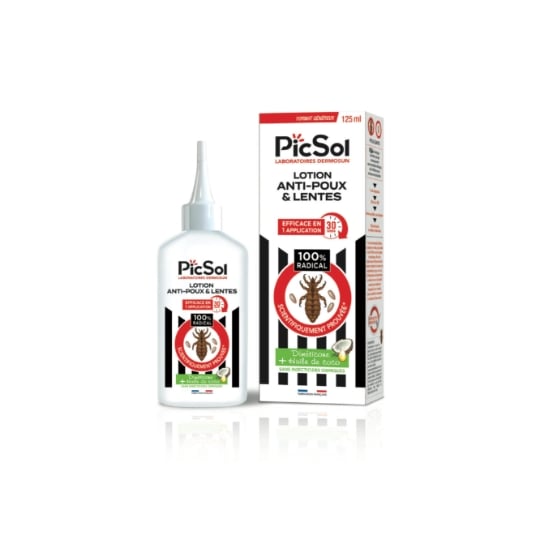 Shampoing Anti Poux Et Lentes Diméticone Et Huile De Coco Sans Insecticides Chimiques PICSOL