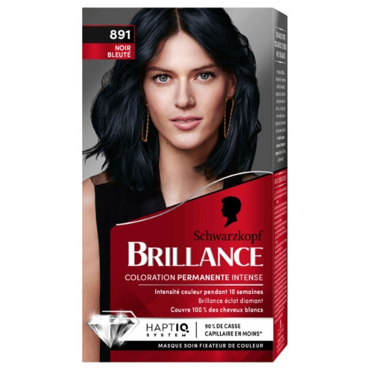 Coloration Permanente 891 Noir Bleuté Brillance SCHWARZKOPF