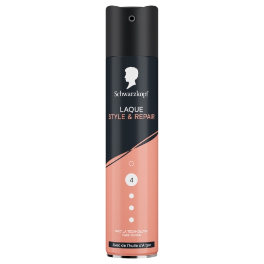 Laque Style et Repair avec de l'Huile d'Argan SCHWARZKOPF