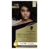 Coloration Permanente Cheveux 4-50 Châtain Glacé Sans Amoniaque Oléo Suprême SCHWARZKOPF
