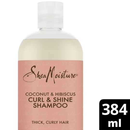 Shampoing Hydratant pour Cheveux épais et bouclés Noix de coco et Hibiscus Curl & Shine SHEA MOISTURE