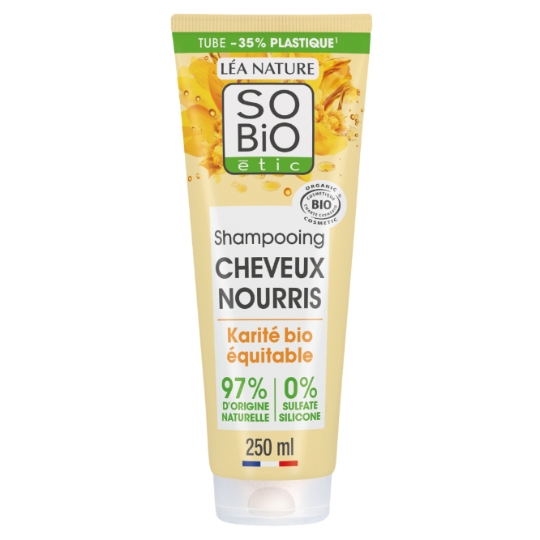Shampoing Nourrissant pour Cheveux secs à très secs Karité Bio SO BIO ETIC