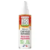 Soin Fortifiant avec de l'huile de ricin BIO Sérum Biphasé Cheveux Réparés SO BIO ETIC