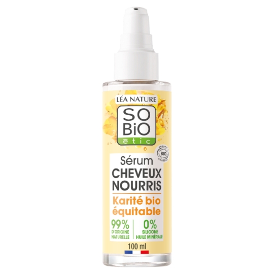 Sérum Nourrissant Cheveux secs Beurre de Karité Bio Equitable SO'BIO ETIC