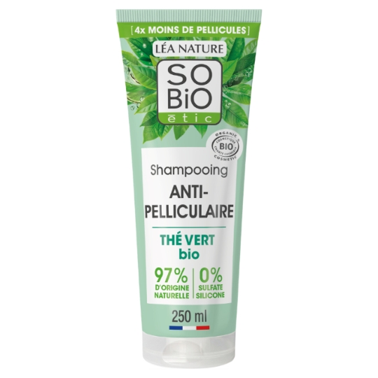 Shampoing Antipelliculaire au Thé vert Bio SO'BIO ETIC