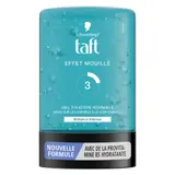 Gel coiffant Effet Mouillé Fixation Normale Brillance Intense Taft TAFT
