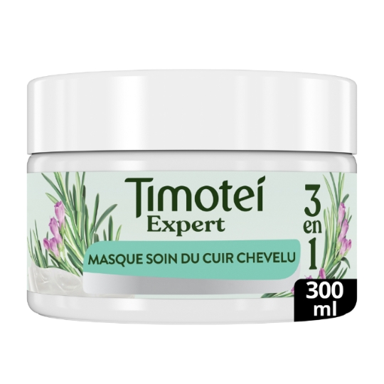 Masque Soin du Cuir Chevelu 3 en 1 à l'Huile de coco et Allantoïne TIMOTEI