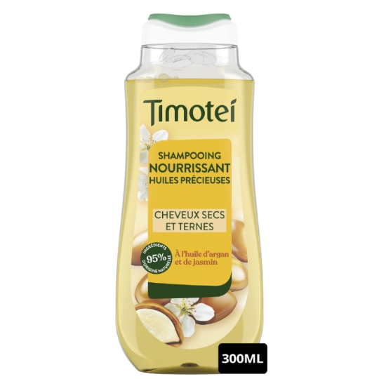 Shampoing Nourrissant pour Cheveux secs et ternes Huiles Précieuses TIMOTEI
