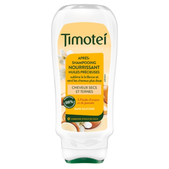 Après-Shampooing Nourrissant Huiles Précieuses pour Cheveux Secs et Ternes TIMOTEI