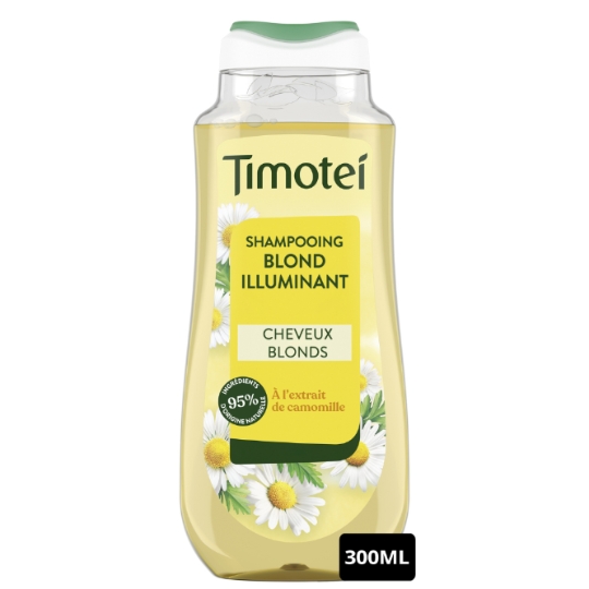 Shampoing Illuminant pour Cheveux blonds Camomille TIMOTEI