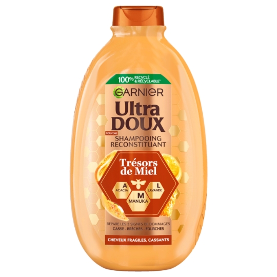 Shampoing Reconstituant pour Cheveux fragiles Trésors de Miel ULTRA DOUX