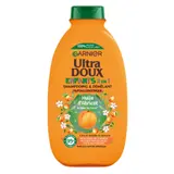 Shampoing Enfant 2en1 Démêlant hypoallergénique pour Tous types de cheveux Abricot et fleur de coton ULTRA DOUX