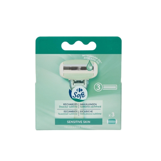 Lames de rasoir Pour Femme Sensitive Skin CARREFOUR