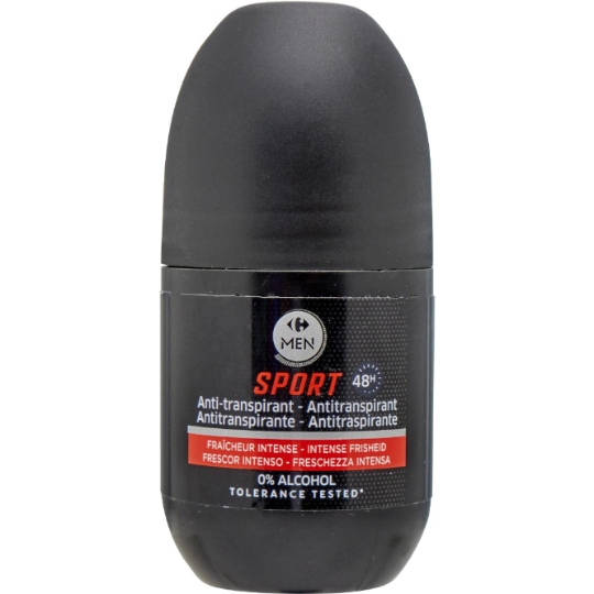 Déodorant homme sport fraîcheur intense 48h CARREFOUR